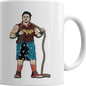Baskı Dükkanı KB5587 Wonder Woman Different Porselen Kupa Bardak