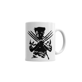 Baskı Dükkanı KB5590 Wolverine White Porselen Kupa Bardak