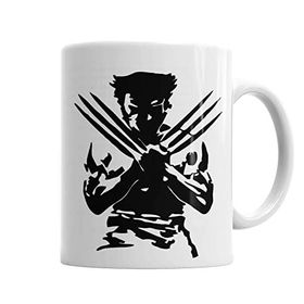 Baskı Dükkanı KB5590 Wolverine White Porselen Kupa Bardak