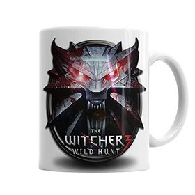 Baskı Dükkanı KB5594 Wolf The Witcher Porselen Kupa Bardak