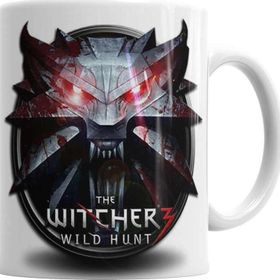Baskı Dükkanı KB5594 Wolf The Witcher Porselen Kupa Bardak
