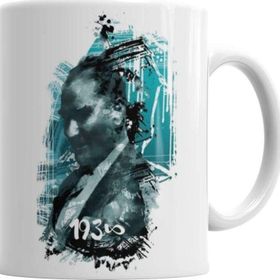 Baskı Dükkanı KB5601 Bird Music Müzik Gitar Porselen Kupa Bardak