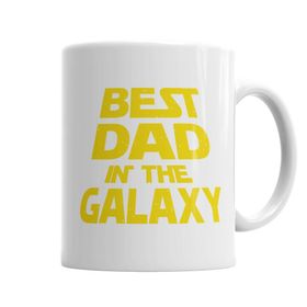 Baskı Dükkanı KB5607 Best Dad In The Galaxy Porselen Kupa Bardak