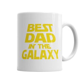 Baskı Dükkanı KB5607 Best Dad In The Galaxy Porselen Kupa Bardak