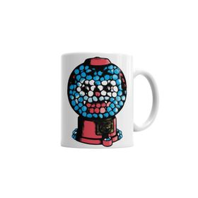 Baskı Dükkanı KB561 Gumball Şeker Makinesi Tv Show Porselen Kupa Bardak