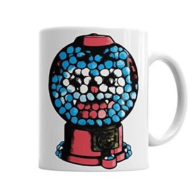 Baskı Dükkanı KB561 Gumball Şeker Makinesi Tv Show Porselen Kupa Bardak