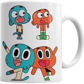 Baskı Dükkanı KB562 Gumball Cartoon Network Porselen Kupa Bardak