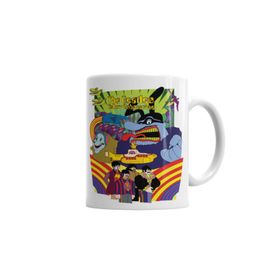 Baskı Dükkanı KB5627 Beatles Yellow Submarine Porselen Kupa Bardak