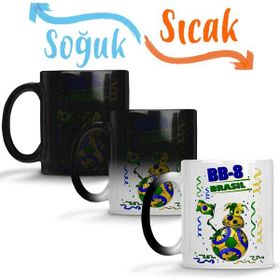 Baskı Dükkanı KB5630 Bb-8 Brasil Star Wars Porselen Kupa Bardak