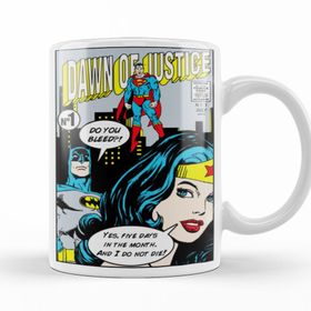 Baskı Dükkanı KB5633 Batman Ve Superman Porselen Kupa Bardak