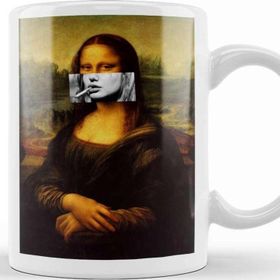 Baskı Dükkanı KB5647 Bad Girls Club Monalisa Porselen Kupa Bardak