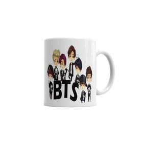 Baskı Dükkanı KB5648 Babylook Kpop Bangtan Boys Bts Team Integrantes Kupa Bardak