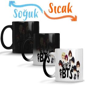 Baskı Dükkanı KB5648 Babylook Kpop Bangtan Boys Bts Team Integrantes Kupa Bardak