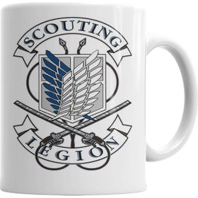 Baskı Dükkanı KB5659 Attck On Titan Scoutıng Porselen Kupa Bardak