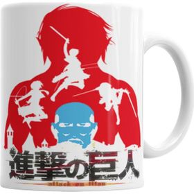 Baskı Dükkanı KB5663 Attack On Titan Porselen Kupa Bardak
