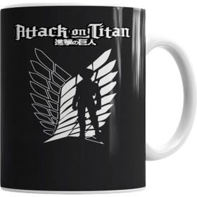 Baskı Dükkanı KB5663 Attack On Titan Porselen Kupa Bardak