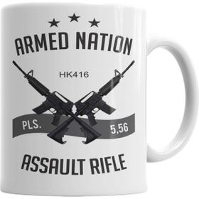 Baskı Dükkanı KB5668 Assault Rifle Porselen Kupa Bardak