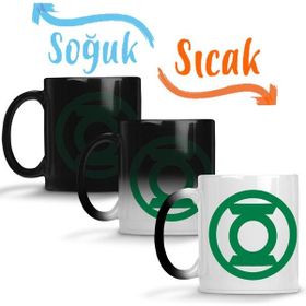 Baskı Dükkanı KB567 Green Lantern Porselen Kupa Bardak