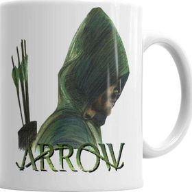 Baskı Dükkanı KB569 Green Arrow Porselen Kupa Bardak