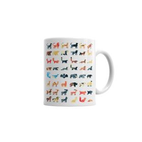 Baskı Dükkanı KB5696 Animal World Porselen Kupa Bardak
