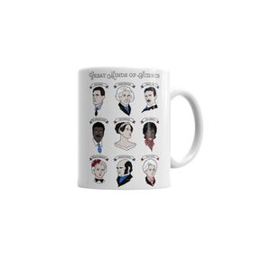 Baskı Dükkanı KB570 Great Minds Of Science Porselen Kupa Bardak