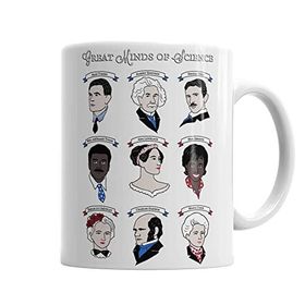 Baskı Dükkanı KB570 Great Minds Of Science Porselen Kupa Bardak