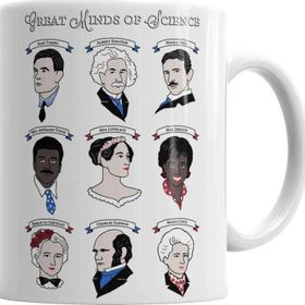 Baskı Dükkanı KB570 Great Minds Of Science Porselen Kupa Bardak