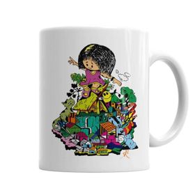 Baskı Dükkanı KB5760 Brincando Na Rua Porselen Kupa Bardak