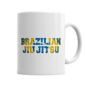 Baskı Dükkanı KB5767 Brazilian Jiu Jitsu Porselen Kupa Bardak