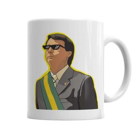 Baskı Dükkanı KB5774 Bolsonaro Presidente Mitador Porselen Kupa Bardak