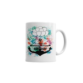 Baskı Dükkanı KB5786 Boat Balloons Porselen Kupa Bardak