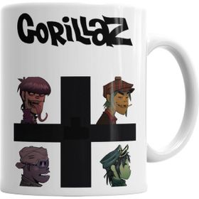 Baskı Dükkanı KB579 Gorillaz Porselen Kupa Bardak