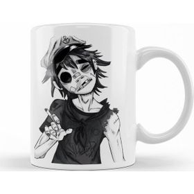 Baskı Dükkanı KB579 Gorillaz Porselen Kupa Bardak