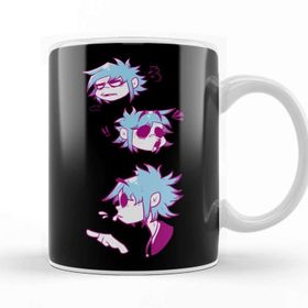 Baskı Dükkanı KB579 Gorillaz Porselen Kupa Bardak