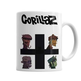 Baskı Dükkanı KB579 Gorillaz Porselen Kupa Bardak