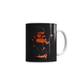 Baskı Dükkanı KB5797 Blacklight Woman Porselen Kupa Bardak