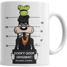 Baskı Dükkanı KB580 Goofy Goof Porselen Kupa Bardak