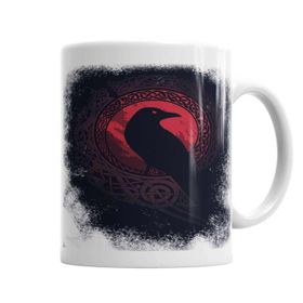 Baskı Dükkanı KB5800 Black Crow Porselen Kupa Bardak