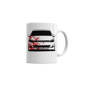 Baskı Dükkanı KB581 Golf Mk7 R7 Porselen Kupa Bardak