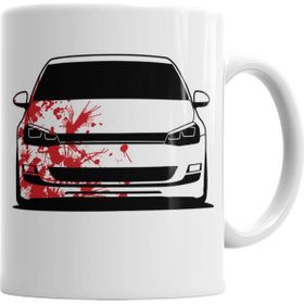 Baskı Dükkanı KB581 Golf Mk7 R7 Porselen Kupa Bardak