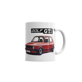Baskı Dükkanı KB583 Golf Mk2 Gti Porselen Kupa Bardak