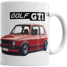 Baskı Dükkanı KB583 Golf Mk2 Gti Porselen Kupa Bardak