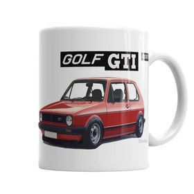 Baskı Dükkanı KB583 Golf Mk2 Gti Porselen Kupa Bardak