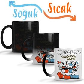 Baskı Dükkanı KB5835 Cuphead Two Porselen Kupa Bardak