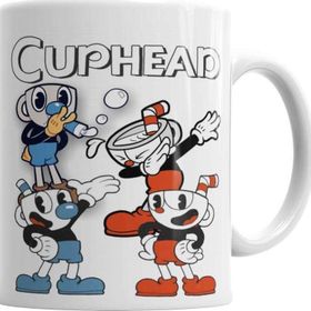 Baskı Dükkanı KB5836 Cuphead Three Porselen Kupa Bardak
