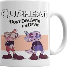 Baskı Dükkanı KB5838 Cuphead Porselen Kupa Bardak