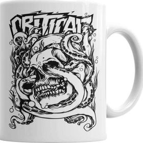 Baskı Dükkanı KB5849 Criticalz Skull Porselen Kupa Bardak