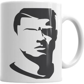 Baskı Dükkanı KB5850 Cristiano Ronaldo Unstoppable Porselen Kupa Bardak