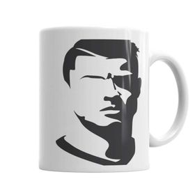 Baskı Dükkanı KB5850 Cristiano Ronaldo Unstoppable Porselen Kupa Bardak
