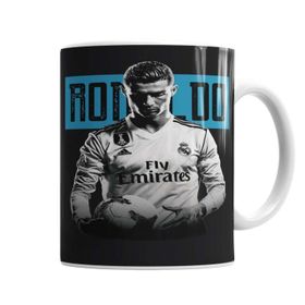 Baskı Dükkanı KB5854 Cristiano Ronaldo Melhor Do Mundo Porselen Kupa Bardak